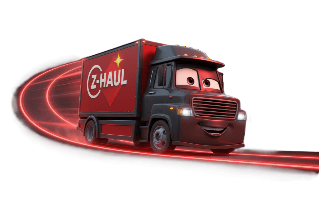 Z-haul truck ready for dispatch